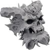 Bearded Ogre Skull – Brutal Fantasy Skull with Horns and Bone Beard for Gothic Decor, RPG Displays, or Monster Collections – 3D Printed in Canada — 3D Printed Collectible by 3DCentral