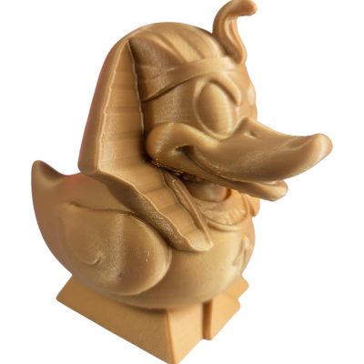 Duck of The Nile – Egyptian Pharaoh Rubber Duck Figurine | Funny Mythology Decor for Shelf, Desk, or Gift Display – 3D Printed in Canada — 3D Printed Collectible by 3DCentral