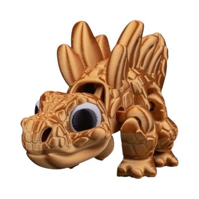 Articulated Stegosaurus Dinosaur Figurine – Dino Fidget Desk Pet & Collectible Gift for Teens and Adults – 3D Printed in Canada — 3D Printed Collectible by 3DCentral