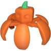 Transforming Pumpkin Mini-Mecha Model Kit by Kitcrafters – 14 Parts with Hidden Legs & Articulated Opening Shell – Halloween Collectible Bot – 3D Printed in Canada — 3D Printed Collectible by 3DCentral