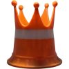Traffic Cone Crown – Funny Construction-Themed Crown for Office, Garage & Events – 3D Printed in Canada — 3D Printed Collectible by 3DCentral