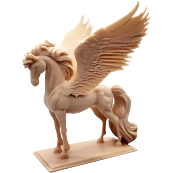 Statue de pégase majestueux – élégante figurine de cheval ailé