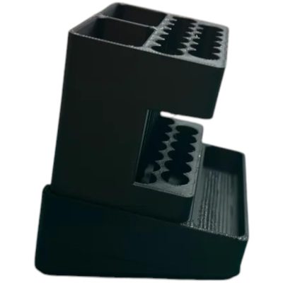 Gridfinity 2x2 Angled Pencil & Tool Organizer – Modular Desk Caddy for Pens, Markers, Bits & Accessories – 3D Printed in Canada — 3D Printed Collectible by 3DCentral