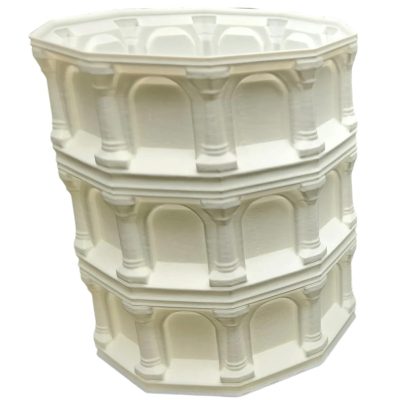 Gothic Arches DIY Craft Vase – 3D Printed Paintable Vase for Model Painting, Arts & Crafts, and Custom Home Décor – 3D Printed in Canada — 3D Printed Collectible by 3DCentral