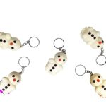 Snowman Collectible Keychain – Clickable Decorative Display Desk Toy