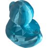 Crystal Duck Figurine – Iridescent Blue Display Duck Collectible Decor for Desk or Shelf – 3D Printed in Canada — 3D Printed Collectible by 3DCentral