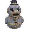 Steampunk Duck Figurine – Retro Gearpunk Rubber Duck Sculpture – Geek Desk Decor, Cosplay Display, Collector Gift for Steampunk Fans – 3D Printed in Canada — 3D Printed Collectible by 3DCentral