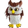 Articulated Owl Figurine with Poseable Wings – Brown and White 3D Printed Bird Sculpture – Collectible Desk Toy for Teens & Adults – 3D Printed in Canada — 3D Printed Collectible by 3DCentral