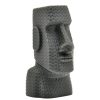 Knitted Moai Head Figurine – Faux-Woven Stone Statue Desk Ornament with Cozy Texture – 3D Printed in Canada — 3D Printed Collectible by 3DCentral