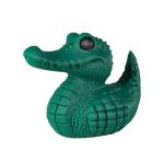 Crocodile Duck Figurine – Funny Alligator Rubber Ducky for 4x4 Ducking, Off-Road Kindness Ducks, Cruise Ship Duck Hunt, Dashboard & Shelf Décor, Collector Gift