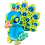 Tiny Peacock Figurine by Flexi Factory