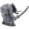 Elephant Warrior Miniature – Sword-Wielding Fantasy Beastman for RPG, Dioramas, or Display – Anthropomorphic Trunked Fighter – 3D Printed in Canada — 3D Printed Collectible by 3DCentral