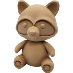 Raccoon Plush Figurine