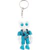 3-Pack Articulated Skeleton Nurse Keychains – Poseable Medical Collectible Gift for Teens & Adults, Mini Skeleton in Scrubs with Keyring & Clip – 3D Printed in Canada (Turquoise) — 3D Printed Collectible by 3DCentral