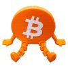 Articulated Bitcoin Buddy Crypto Figurine — 3D Printed Articulated Figurines by 3DCentral