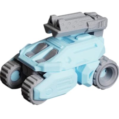 Beetle Tumbler - Licensed KitCrafter Armored Rover Model Kit with 8 Parts – 3D Printed in Canada — 3D Printed Collectible by 3DCentral