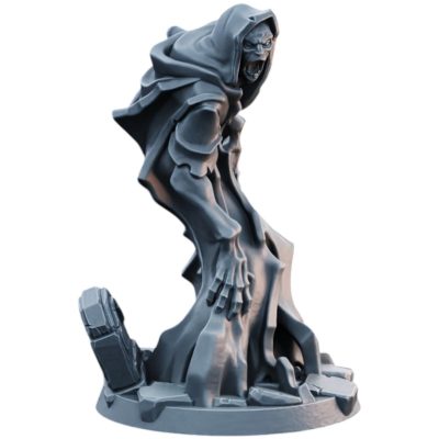 Ghost Undead Specter Miniature for Tabletop RPG, Haunted Dioramas & Painting Projects – 3D Printed in Canada — 3D Printed Collectible by 3DCentral