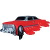 Carpool Dripping Car Sculpture – 3D Printed Retro Vehicle Art with Melting Base – Unique Display Piece for Collectors, Gearheads & Teens – 3D Printed in Canada — 3D Printed Collectible by 3DCentral