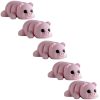 5-Pack Mini Baby Zou Pig Figurines – Cute Pig Collectibles, Farm Animal Gifts & Kawaii Home Décor – Standard, Mystery Color & Keychain Variants – 3D Printed in Canada — 3D Printed Collectible by 3DCentral