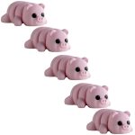 5-Pack Mini Baby Zou Pig Figurines by Zou3D