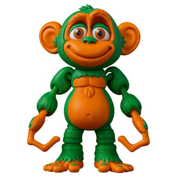 Articulated Monkey Figurine