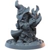 Gnome Warlock Male Miniature for Fantasy RPGs – Spellcasting Wizard Figurine for Painting & Collecting – 3D Printed in Canada — 3D Printed Collectible by 3DCentral
