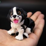 Adorable Baby Springer Spaniel Figurine – Playful Puppy Dog Collectible