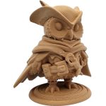 Owl Navigator Figurine with Compass & Satchel