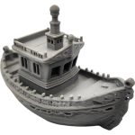 High Detail Benchmark Boat Miniature