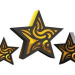 Elegant Shimmering Star Candle Holder