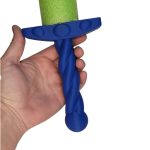 Twisted Rope Pool Noodle Sword Handle – Spiral Grip Hilt