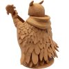 The Bard Owl Figurine – Fantasy Owl Musician with Lute & Cloak – Owls & Dragons Collection – Paintable Miniature Display Figure – 3D Printed in Canada — 3D Printed Collectible by 3DCentral