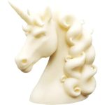Unicorn Bust Sculpture – Fantasy Mythical Unicorn Head Décor