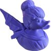 Magical Fairy Duck Figurine – Whimsical Fantasy Duck with Wings, Collectible Shelf Decor, Purple Fairy Rubber Duck Style – 3D Printed in Canada — 3D Printed Collectible by 3DCentral