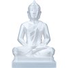 Buddha Statue – Minimalist Geometric Meditation Sculpture for Altar, Yoga Space or Home Décor – 3D Printed Spiritual Display for Teens and Adults – 3D Printed in Canada — 3D Printed Collectible by 3DCentral