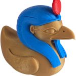 Ra Duck Figurine - Egyptian Sun God Rubber Duck for 4x4 Ducking, Cruise Ship Hiding & Desk Decor - Collectible Mythology Duck Statue - Duck Gift for Adults & Collectors – 3D Printed in Canada — 3D Printed Collectible by 3DCentral