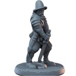 Armored Guard Fantasy Miniature Figurine