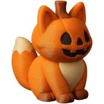 Jack O' Lantern Fox Figurine