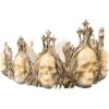 Crown of the Damned – Gothic Skull Crown for Dark Fantasy & Halloween Cosplay – Macabre Regal Headpiece – Unpainted DIY Prop – 3D Printed in Canada — 3D Printed Collectible by 3DCentral