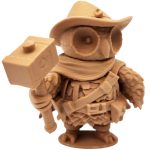 The Artificer Owl Figurine – Fantasy Owl Tinkerer