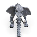 Articulated Elephant Figurine – Safari Desk Collectible