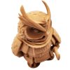 The Samurai Owl Figurine – Fantasy Owl in Katana Armor with Warrior Helm – Owls & Dragons Collection – Paintable Miniature Sculpture – 3D Printed in Canada — 3D Printed Collectible by 3DCentral