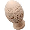 Ornate Easter Egg Sculpture – Decorative Egg on Pedestal with Intricate Filigree for Spring Decor, Collectors, or Display – 3D Printed in Canada — 3D Printed Collectible by 3DCentral
