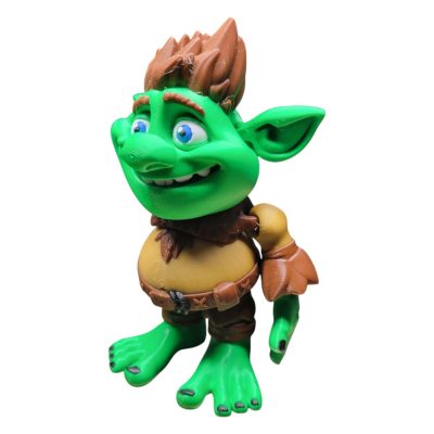Articulated Troll Figurine – Fantasy Desk Fidget for Teens & Adults – Stress Relief & Collectible – 3D Printed in Canada — 3D Printed Collectible by 3DCentral