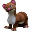 Articulated Weasel Figurine – Cute Poseable Wildlife Animal Collectible with Flexible Joints – Fun Desk Decoration or Display Model – 3D Printed in Canada — 3D Printed Collectible by 3DCentral
