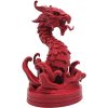 Lava Dragon Figurine – Serpentine Fire Dragon Boss Miniature for Tabletop RPGs – Paintable Display Sculpture – 3D Printed in Canada — 3D Printed Collectible by 3DCentral