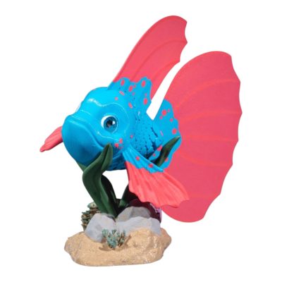 Bella The Betta Fish Figurine – Ocean Desk Display for Teens & Adults – Collectible 3D Printed Marine Sculpture – Made in Canada — 3D Printed Collectible by 3DCentral