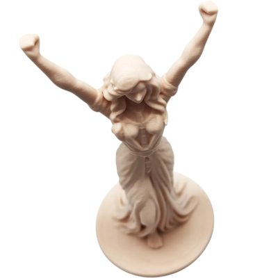 Goddess of Victory Statue – Elegant Female Figurine with Raised Arms for Shelf Display, Altars & Fantasy Decor – 3D Printed in Canada — 3D Printed Collectible by 3DCentral