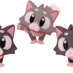 5-Pack Baby Gob Cat Articulated Figurines – Cute Posable Collectible Desk Pets for Display, Gift or Collectible Relief