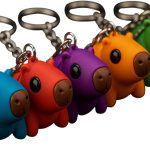5-Pack Mini Baby Zou Capybara Figurines – Cute Capybara Collectibles, Kawaii Animal Gifts & Home Décor – Standard, Mystery Color & Keychain Variants – 3D Printed in Canada (Keychains Mystery)